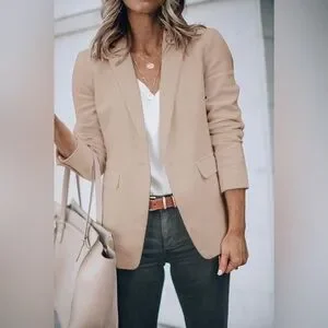 Jackets & Coats | Nwt Casual Blazers Open Front Long Sleeve